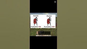 Total War: Rome II 1vs1: Hastati - Formation Attack (ON vs OFF)