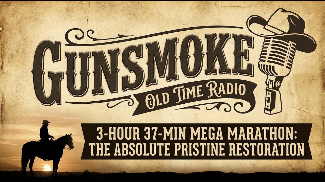Gunsmoke | The 3.6-Hour Audio Resurrection: Studio-Grade Sound | Hiss-Free OTR