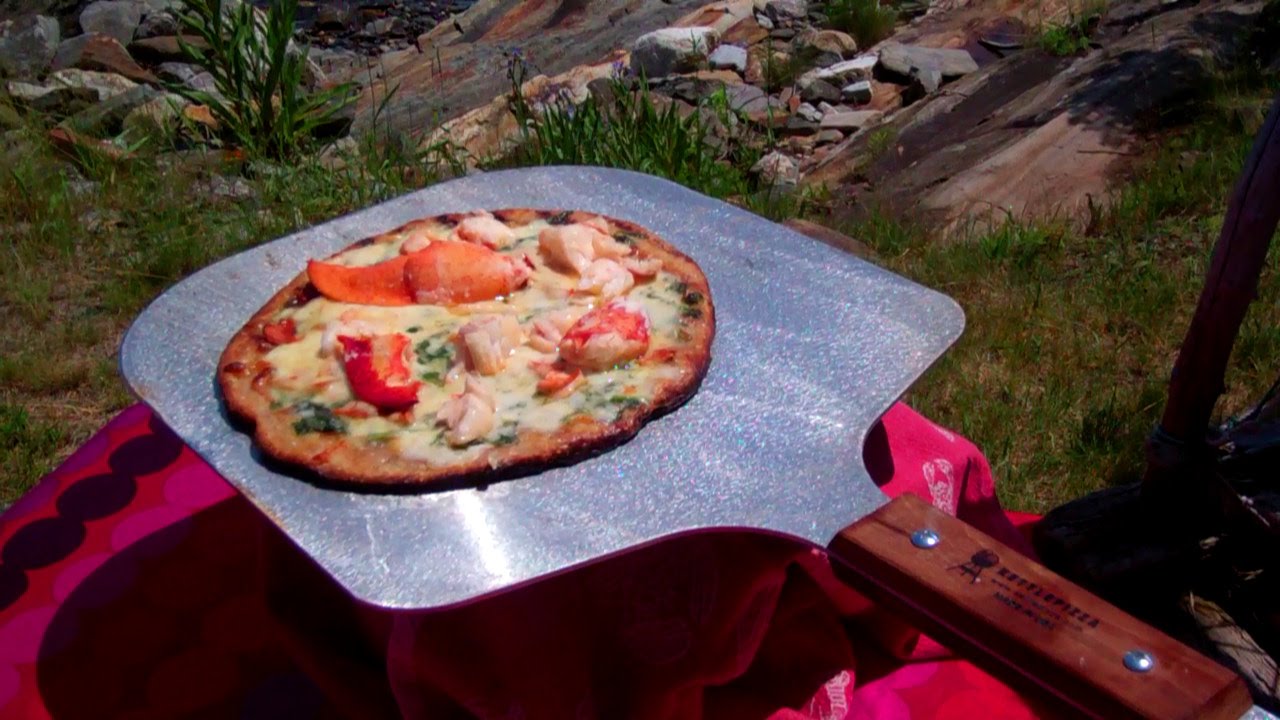 Maine Lobster White Pizza & Kettle Pizza Grill YouTube