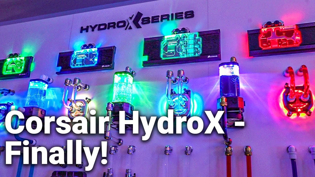 Corsair Hydro X Full Range of DIY WaterCooling Parts Computex 2019