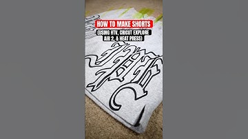 ✅ How To make Shorts Using HTV, Cricut explore Air 2, & Heat Press #Shorts #Diy #hacke #howto #htv