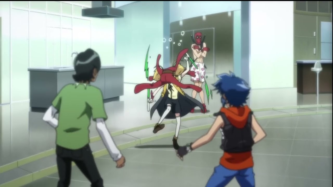 Deadpool defeats three kids without touching them