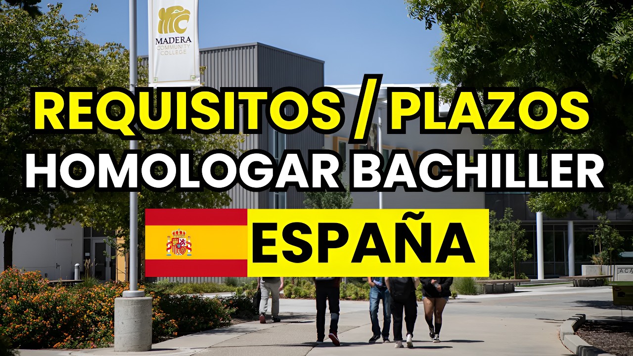 Cómo homologar el título de Bachiller en España | Requisitos, plazos y ...