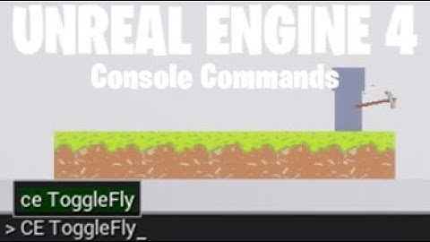 UNREAL ENGINE 4 TUTORIAL - Custom Console Commands