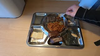 1984 US Brown Bag mre Beef Patty and Beans
This one had held up pretty well considering its advanced years, and was quite edible, except the cheese, which never usually lasts more than a decade. Despite the cheese being completely disgusting, the menu was good enough to eat with just a slight weirdness about it and one Ill look out for again. 1984 US Brown Bag mre Beef Patty and Beans