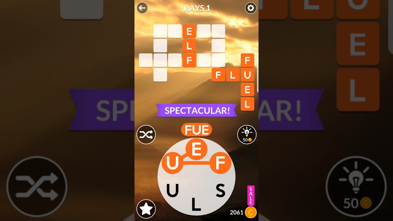 Wordscapes Rays 1
