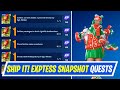Fortnite Complete Ship It Express Snapshot Quests (Day 3) - How to EASILY Complete Winterfest Quests