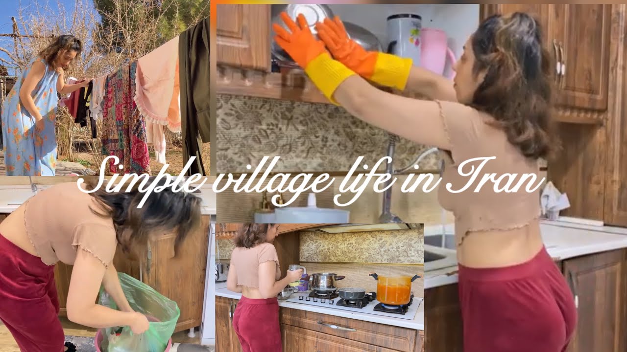 Simple Village Life in | Cleaning at home  | I made lunch. 