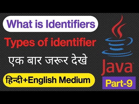 What is Identifiers? Types of identifier || #java Part-9 - YouTube
