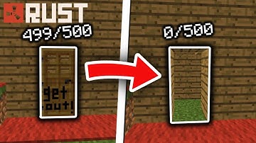 RAIDING bases with WOODEN DOORS & VERY RICH C4 RAID! - Minecraft Rust #4