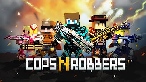 Cops N Robbers - 3D Pixel Craft Gun Shooting Games | Walkthrough Gameplay | Riovox