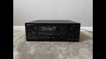 How to Factory Reset Onkyo Integra TX-DS838 5.1 Home Theater Surround Receiver