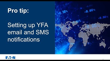 Setting up email and SMS notifications for YFA events