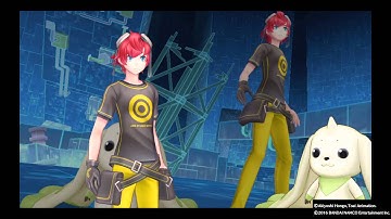DIGIMON STORY CYBER SLEUTH Ch 1 Part 3 PS4 HD