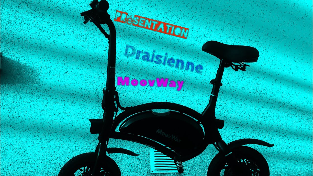 Présentation de ma draisienne électrique MoovWay b3 - YouTube