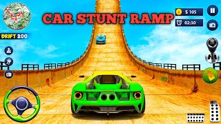 Car Racing Ramp Gameplay | 3D Car Stunt Challenge Part 9 ⚡