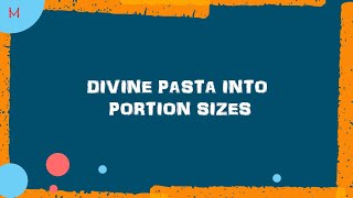 Divine Pasta into Portion Sizes - Healthy Eating - Food Coach -Food Plan -Diet - Healthy Reipe Ideas screenshot 2