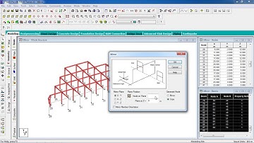 STAAD Pro Tutorials - Analysis & Design of RCC Building Using Mirror Command ( Day 18)