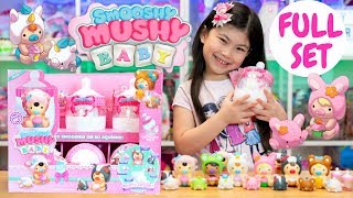 New Smooshy Mushy Baby Squishies Haul Full Set Babies Plushies Series 4 Milk Bottles Squishy