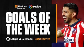 LaLiga Goals of the Week 20: Suárez & En-Nesyri | LiveScore 360° Replay