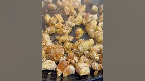 Garlic Parm Chicken & Potato Skillet