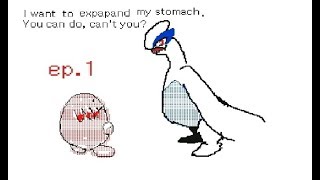 【249Vore Poke No.4】Lugia's stomach inflation story ep.1【vore】