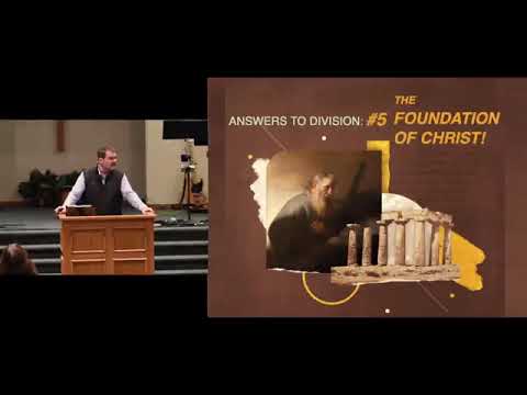 Answers to Division #5: The Foundation Of Christ! 1 Corinthians 3:10-23