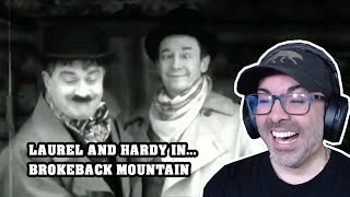 American Reacts to Laurel and Hardy in... Brokeback Mountain