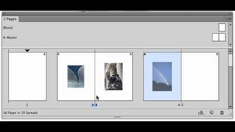 Moving pages with shuffling turned on