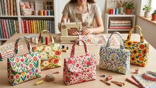 🌸This bag is incredibly easy to sew! Even beginners can make it
