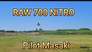 ラジコンヘリ　RAW 700 NITRO  Pilot  Masaki