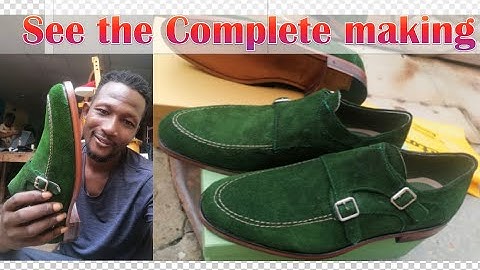 monk strip shoe making (handmade)