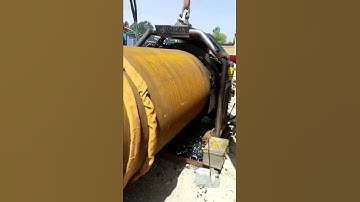 Pipe facing machine 48in pipe 22mm wall thickness