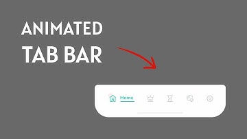 Animated Tab Bar using HTML, CSS and JS