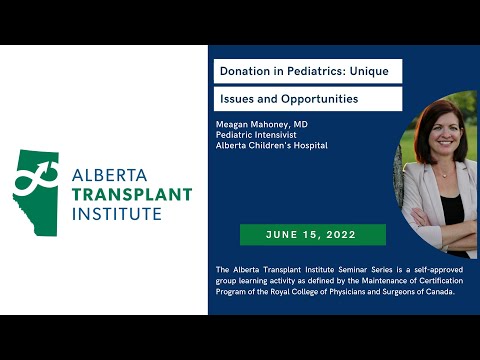 Donation in Pediatrics: Unique Issues and Opportunities