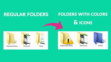 How To Change Folder Color And Icon In Windows | Folderico