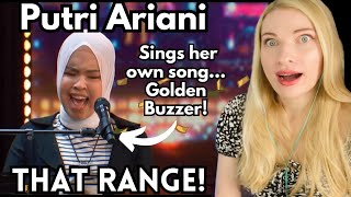 Vocal Coach Reacts: Putri Ariani Golden Buzzer Audition on AGT - She has the most amazing vocal!