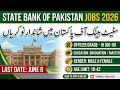 State Bank of Pakistan Jobs 2026 | How to Apply Online