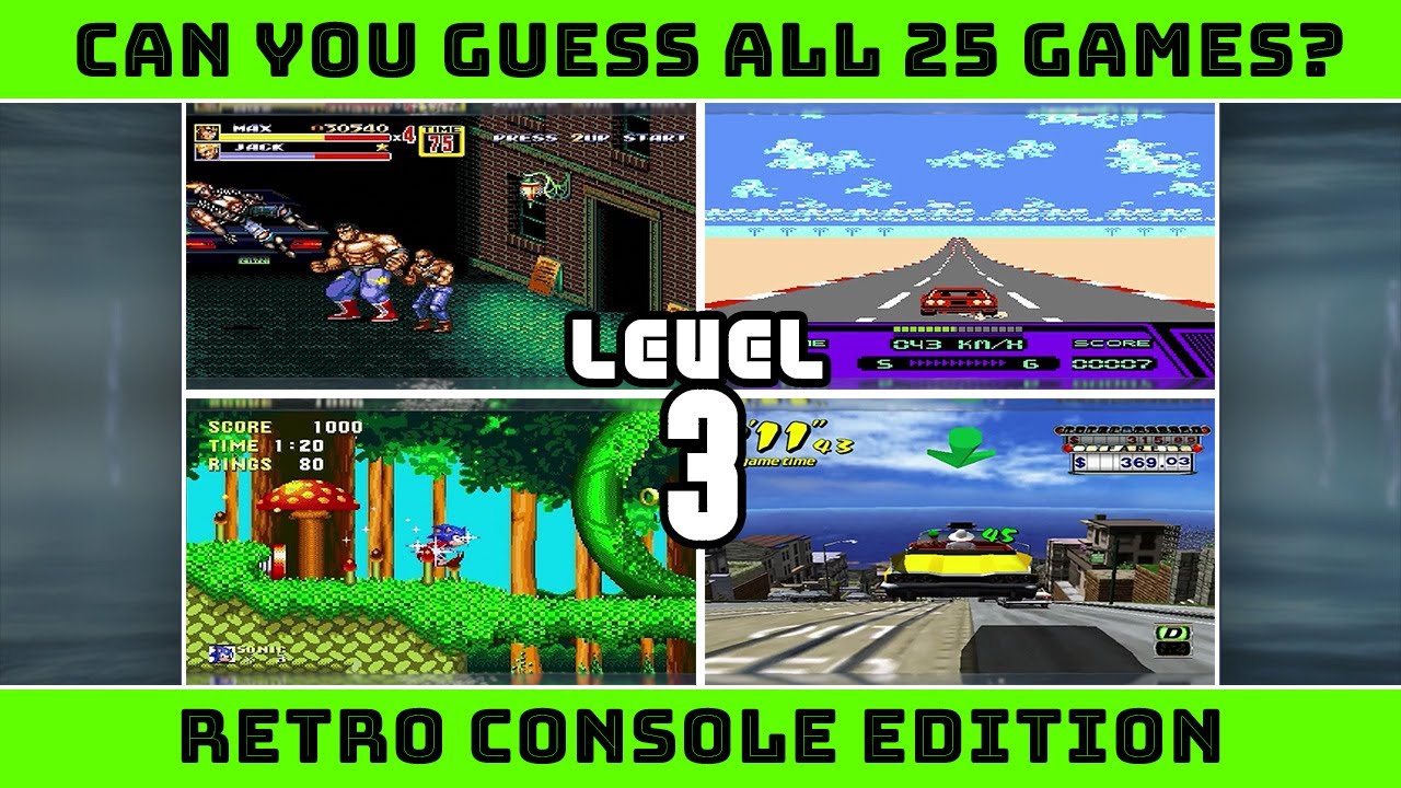 Name these old classic video games. Can you name all 15 games?