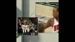 DeMar DeRozan's daughters mimic his free throw routine from the sideline | #shorts Content