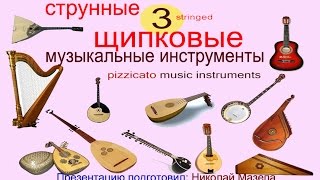 3 Струнные щипковые музыкальные инструменты
