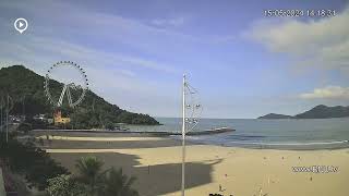 Uma abertura de Sol em Balneário Camboriú nesta Quarta-feira