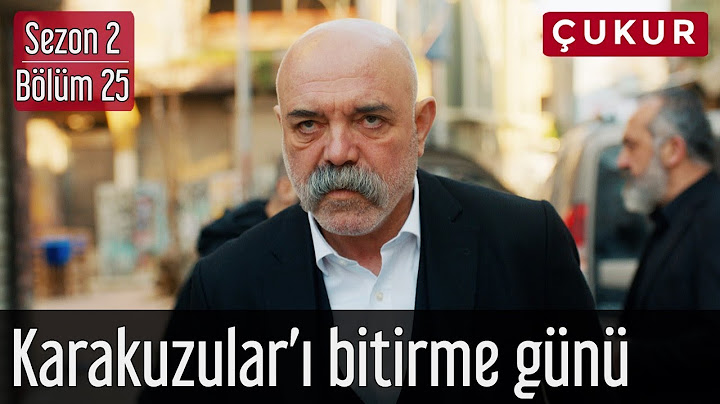Çukur 2.Sezon 25.Bölüm - Gün Karakuzular'ı Bitirme Günü