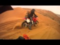 Desert ride after the rain - XR650R and KTM 525 near Dubai
