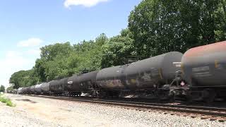 UNION PACIFIC UP GE AC45CCTE Southbound Mix Freight on the Norfolk Southern Line