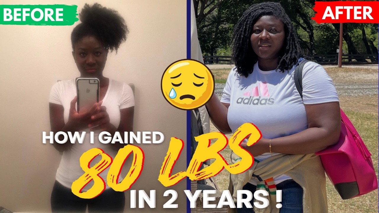 I gained weight so fast...Here's what happened |I gained 80 lbs in 2 years| My Weight Gain story|