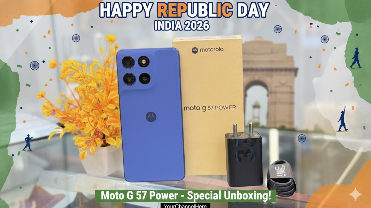 Moto g57 5G Unboxing | Quick Review | Happy Republic Day 🇮🇳 