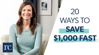 20 Ways To Save $1,000 Fast