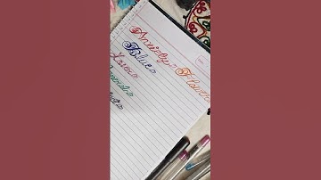 writing "flower" in cursive tutorial #shorts #cursive #handwriting