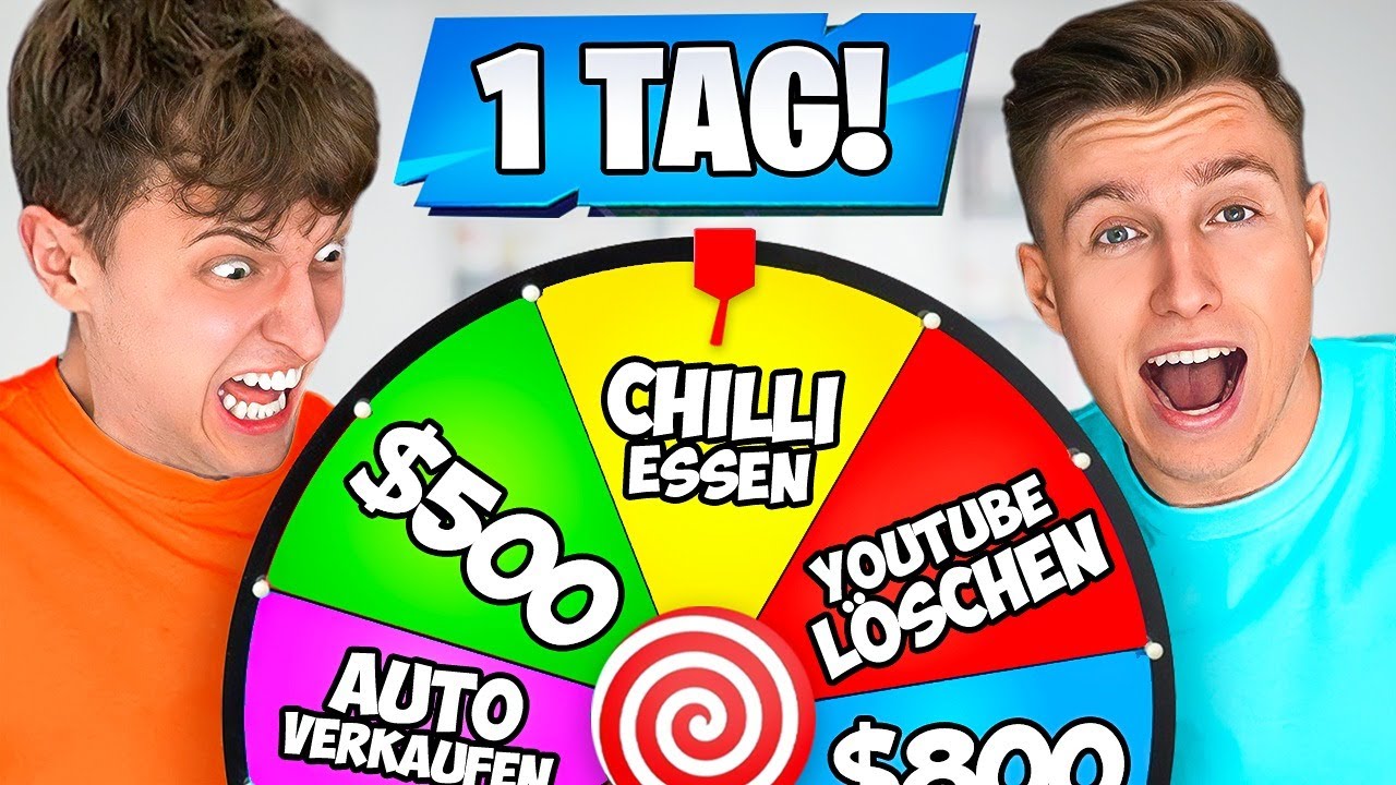 GLÜCKSRAD entscheidet 24 Stunden ALLES!!